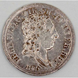 Itálie - Neapol a Sicílie.  Ferdinand IV. / I. (1759-1825). 10 grana 1815. KM-116
