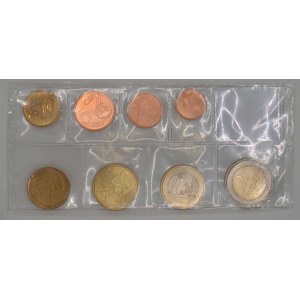 Itálie, rep.  Sada oběžných mincí Itálie 2002