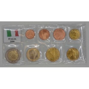 Sada oběžných mincí Itálie 2006