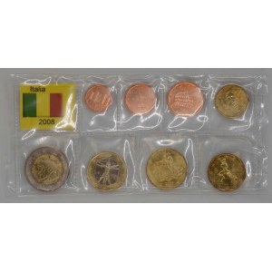 Sada oběžných mincí Itálie 2008