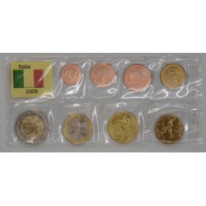 Sada oběžných mincí Itálie 2009