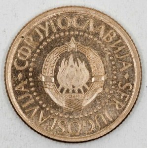 Jugoslavie.  1 dinar 1978 zkouška - nevydaný. KM-Pn27