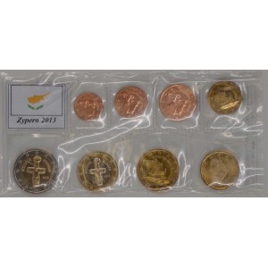 Sada oběžných mincí Kypru 2013