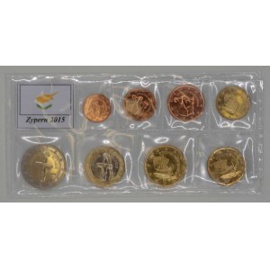 Sada oběžných mincí Kypru 2015