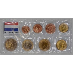 Sada oběžných mincí Lucemburska 2003
