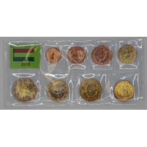 Sada oběžných mincí Lucemburska 2012