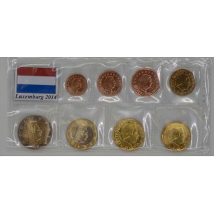Sada oběžných mincí Lucemburska 2014