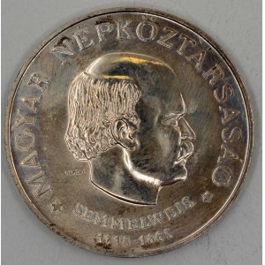 Maďarsko.  50 forint 1968 Semmelweis. KM-582