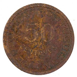 2 ½ escudo + 50 centavos 1952. KM-9, 8