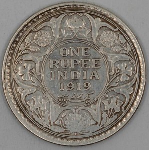 1 rupie 1919. KM-524