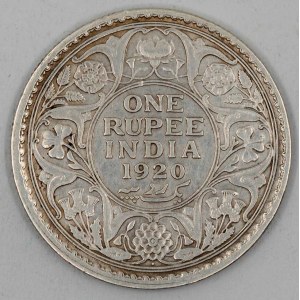 1 rupie 1920. KM-524