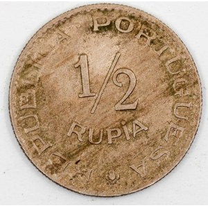 ½ rupie 1952. KM-26