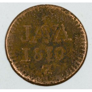 Indonesie - Nizozemská Východní Indie - Jáva.  ½ stuiver 1810. KM-228