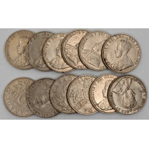 5 cent, různé ročníky (1922-36)