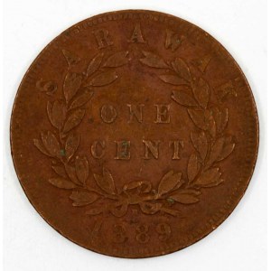 1 cent 1889. KM-6