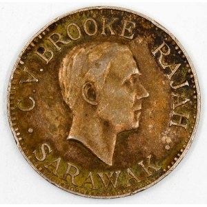 Charles V. Brooke (1917-46). 10 cent 1934 H. KM-16.  hranky