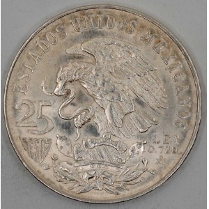 Mexiko.  25 pesos 1968 OH. KM-479.1.  n. škr.