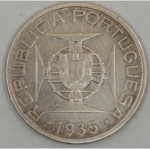 5 escudo 1935. KM-62