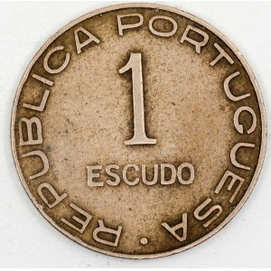 1 escudo 1936. KM 66