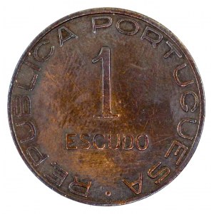 1 escudo 1945. KM 74