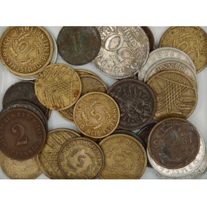 Lot drobných mincí do roku 1935