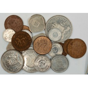 Nizozemské Antily.  Lot mincí, každá jiná