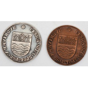 45 let pobočky 2017. Pět kostelů, nápisy / znak, opis. Sign. Jelínek. Ag 0.999 (15,16 g) + Cu 30,5 mm. ČNM-A9/5a...