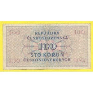 100 Kčs 1945, s. N01. H-82d