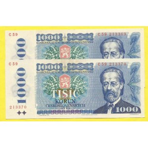 1000 Kčs 1985, s. C59. H-115b
