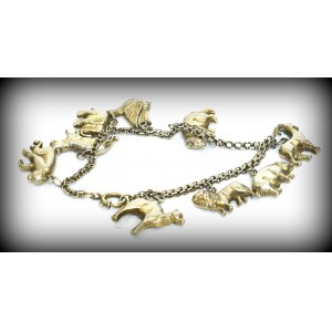 Europe(?), Bracelet with animal-shaped pendants