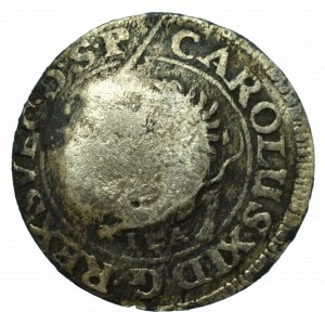 Swedish occupation of Pommern, Carol, 1/48 thaler 1690 - Stettin countermark