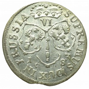 Germany, Preussen, Friedrich Wilhelm, 6 groschen 1683, Konigsberg