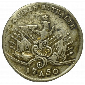 Niemcy, Prusy, Fryderyk II, 1/4 talara 1750 A