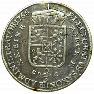 Germany, Saxony, Friedrich Xavery, Gulden 1766