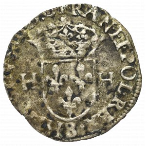 France, Henri III, Douzain 1577, Rouen