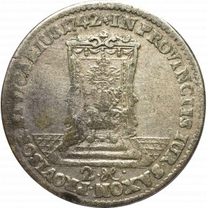 Germany, Saxony, Friedrich August II, 2 groschen 1742
