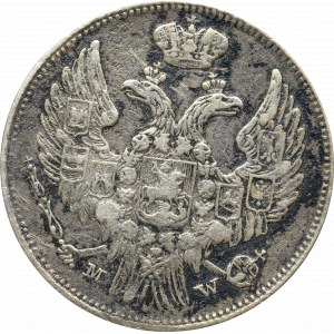 Zabór rosyjski, Mikołaj I, 15 kopiejek=1 złoty 1837 - szerokie oczka 8