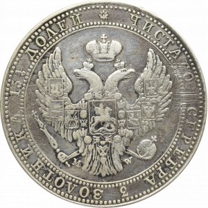 Zabór rosyjski, Mikołaj I, 3/4 rubla=5 złotych 1835, Warszawa