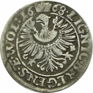 Śląsk, Księstwo Legnicko-Brzesko-Wołowskie, Chrystian, 3 krajcary 1668, Brzeg