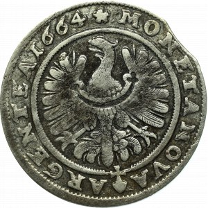 Schlesien, Christian, 15 kreuzer 1664, Brieg