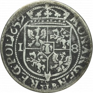 Jan II Kazimierz, Ort 1659, Kraków - IO CASIM