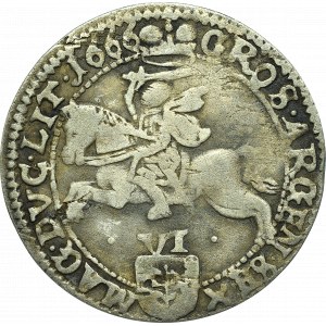 John II Casimir, 6 groschen 1666, Vilnius