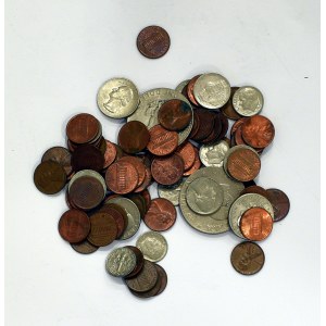 USA, Lot of coins