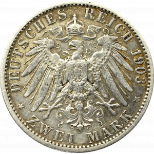 Germany, Preussen, 2 mark 1903