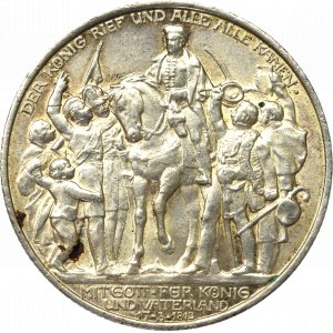 Germany, Preussen, 2 mark 1913 - 100 years of the victory over Napoleon