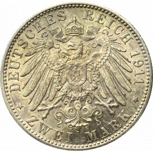 Germany, Bayern, 2 mark 1911 - 90th anniversary of the prince regent