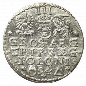 Sigismund III Vasa, 3 groschen 1594, Marienburg