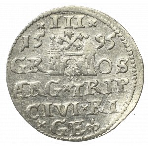 Sigismund III, 3 groschen 1595, Riga