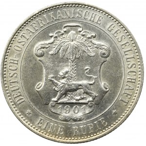 German East Africa, 1 rupee 1901