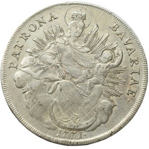 Germany, Bavaria, Maximilian Joseph, thaler 1771